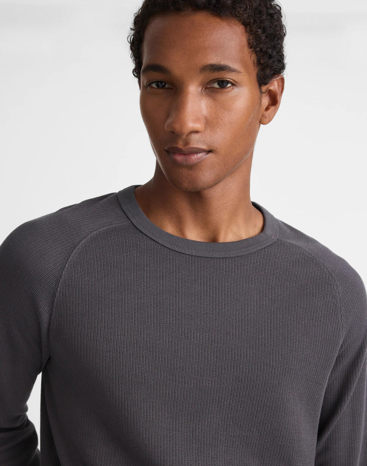 Thermal Long-Sleeve Tee Coal | Madewell