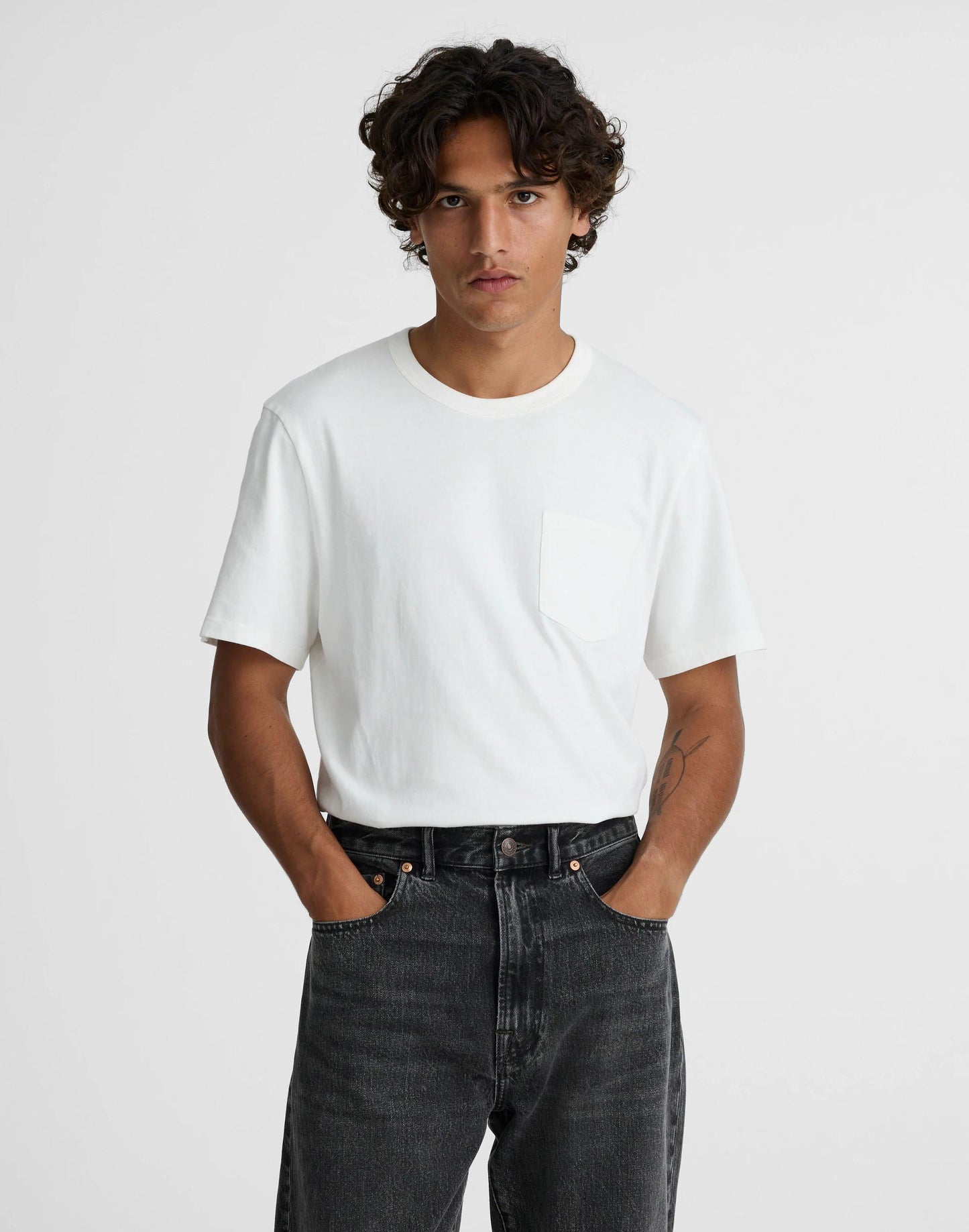 Allday Pocket Tee Soft White | Madewell