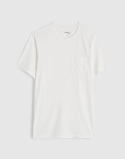 Allday Pocket Tee Soft White | Madewell
