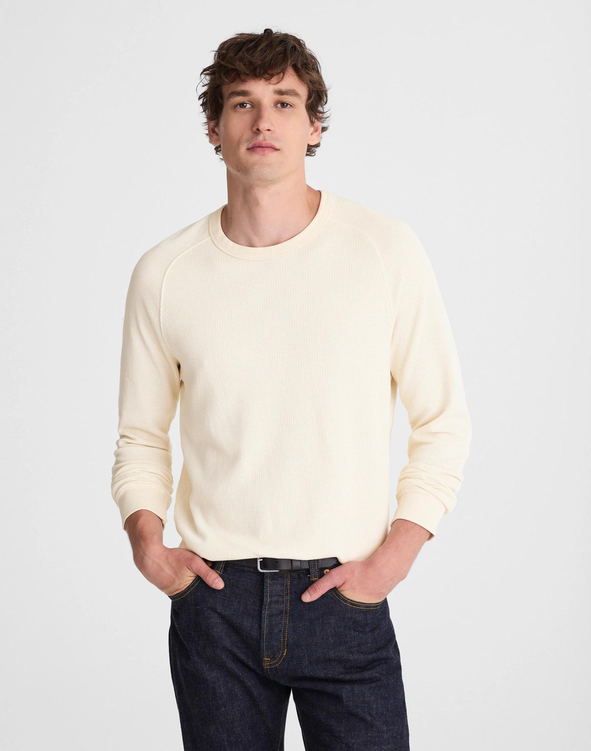 Thermal Long-Sleeve Tee Parchment | Madewell