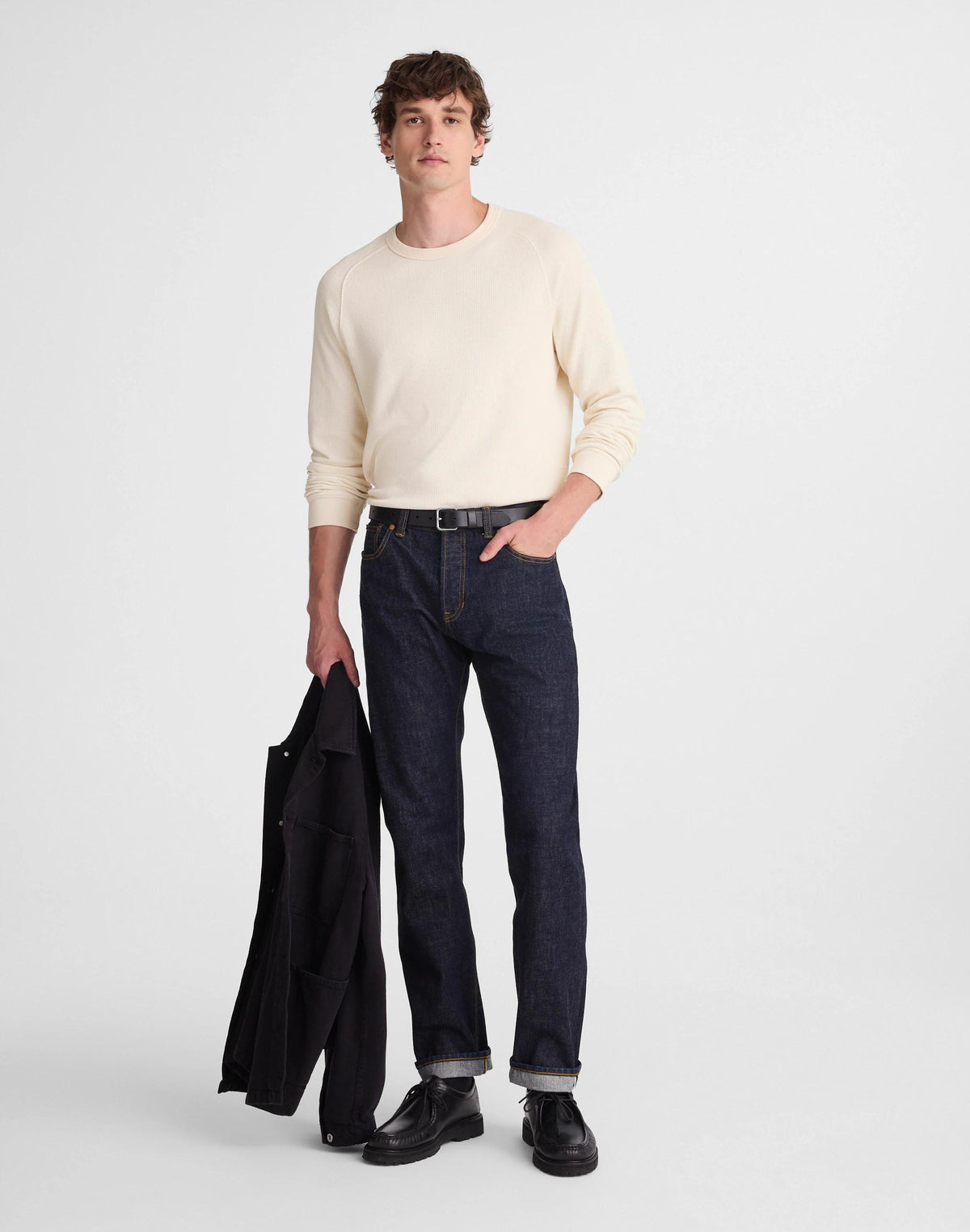 Thermal Long-Sleeve Tee Parchment | Madewell