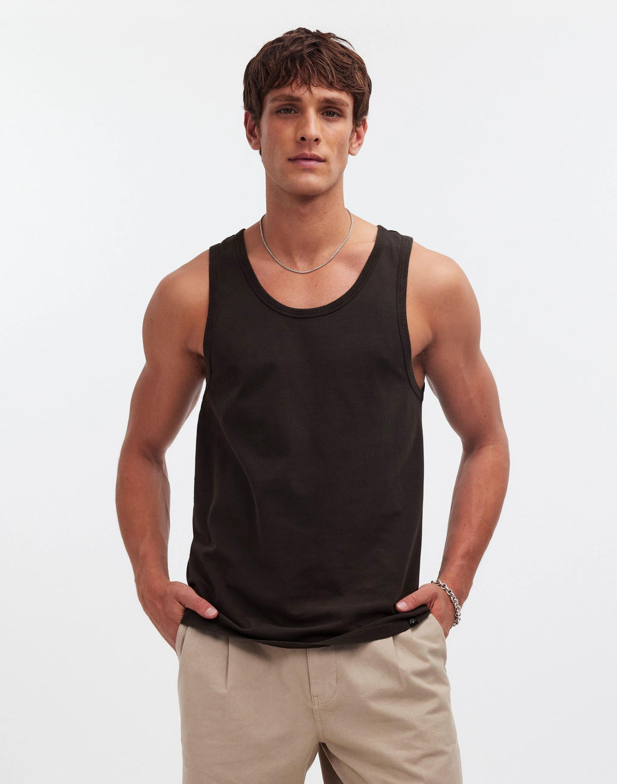Allday Tank Black Coal | Madewell