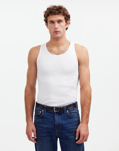 Ribbed Tank Soft White | Madewell