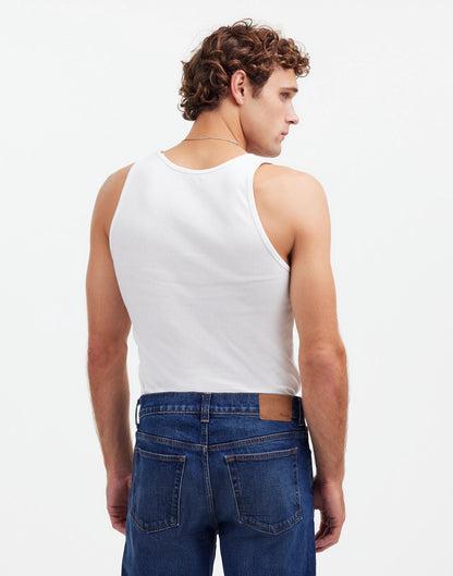 Ribbed Tank Soft White | Madewell