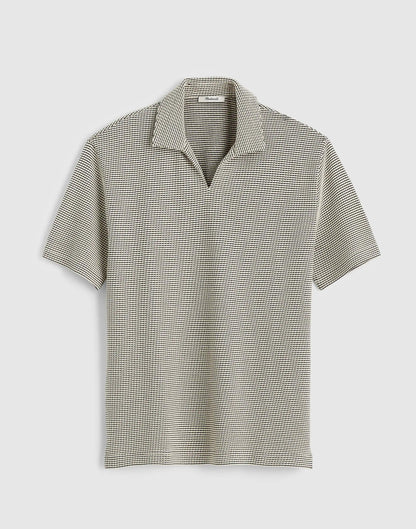 Skipper Polo in Jacquard Toasted Cashew | Madewell