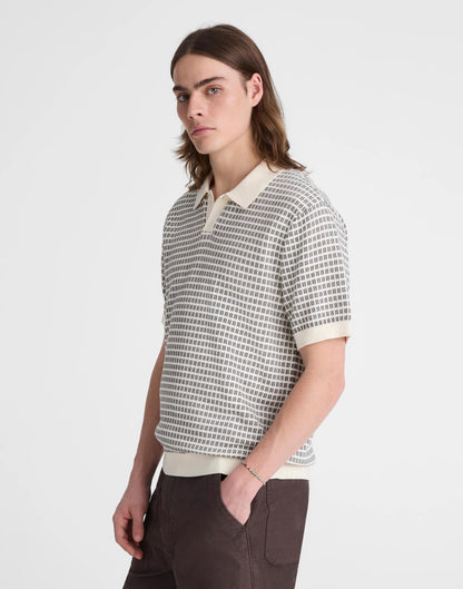 Single-Button Sweater Polo Vintage Ivory | Madewell