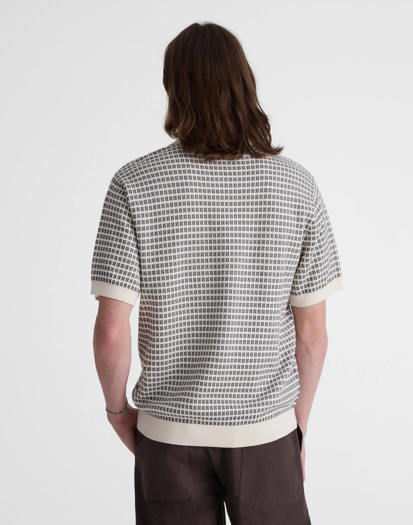 Single-Button Sweater Polo Vintage Ivory | Madewell