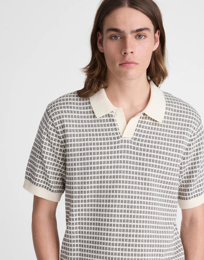 Single-Button Sweater Polo Vintage Ivory | Madewell