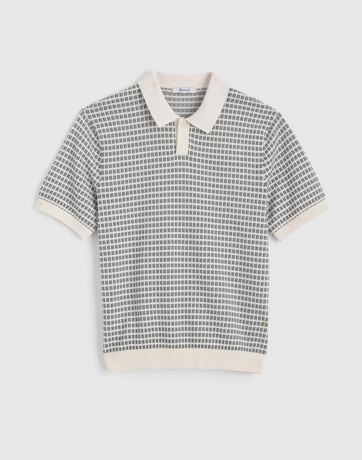 Single-Button Sweater Polo Vintage Ivory | Madewell