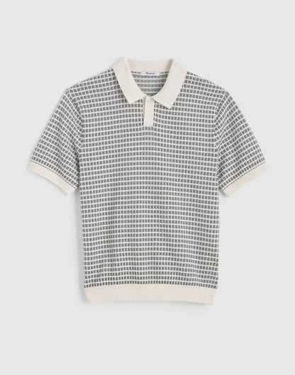 Single-Button Sweater Polo Vintage Ivory | Madewell
