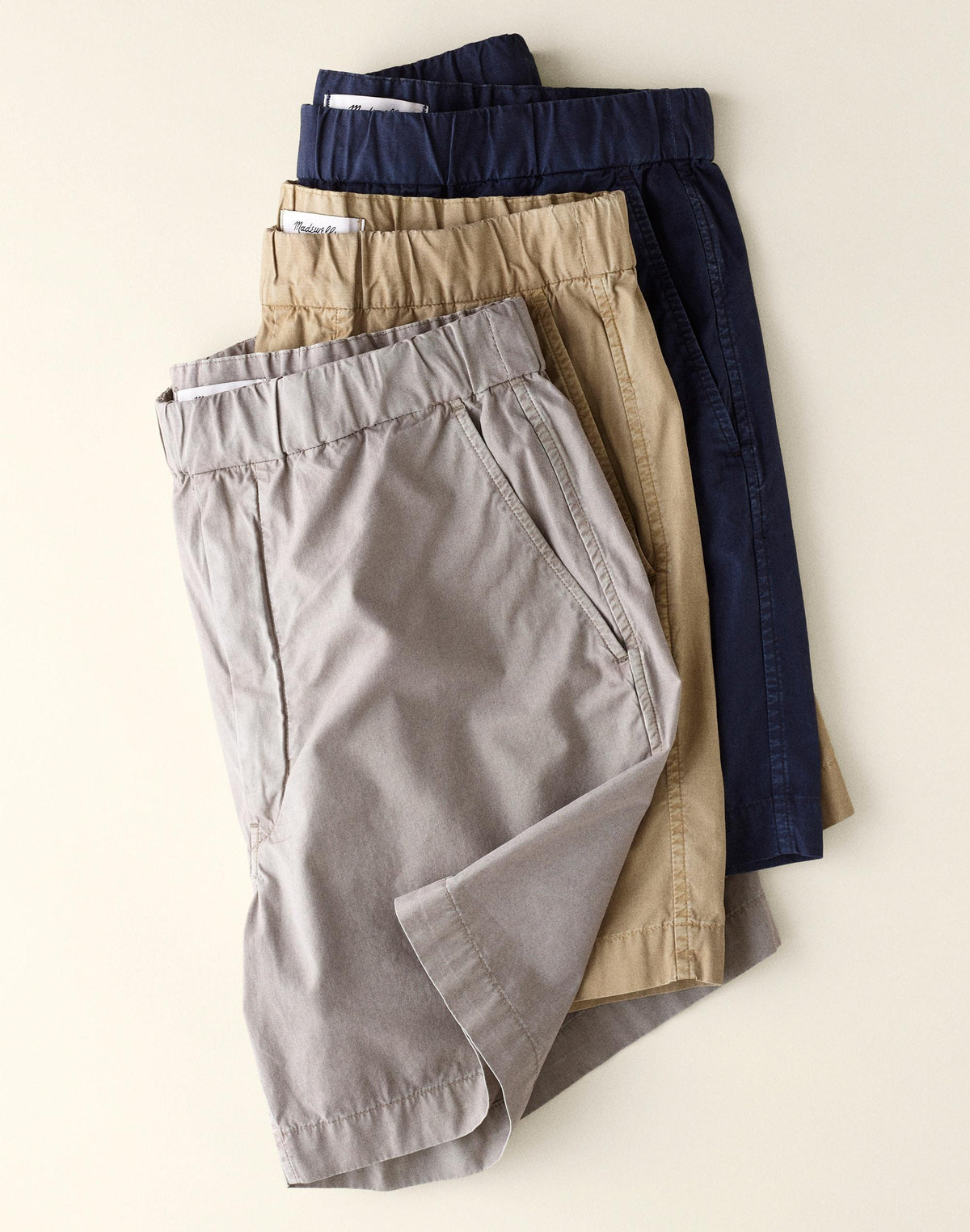 Pull-On Short in Poplin Khaki | Madewell