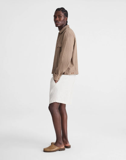 Pull-On Shorts in Linen Bleached | Madewell