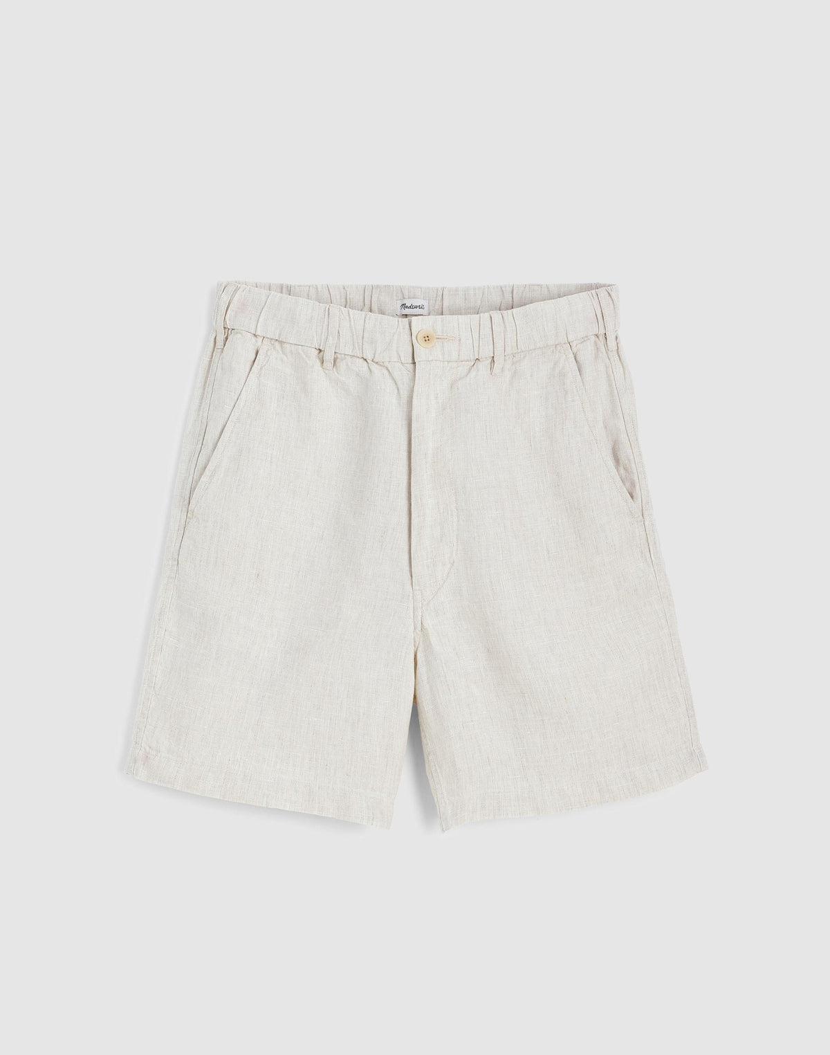 Pull-On Shorts in Linen Bleached | Madewell