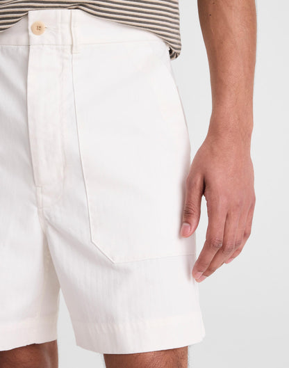 Fatigue Shorts Soft White | Madewell