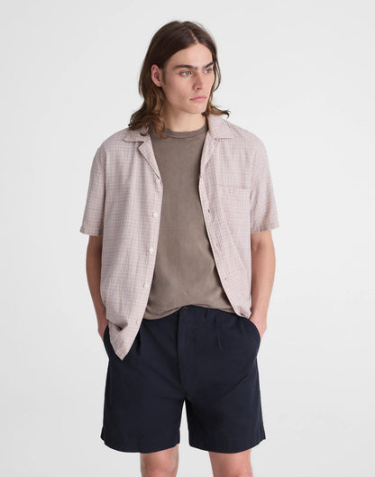 Pleated Chino Shorts in Uniform Twill Navy | Madewell