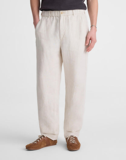 Pull-On Pant in Linen Bleached | Madewell