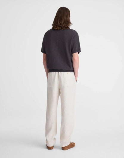 Pull-On Pant in Linen Bleached | Madewell