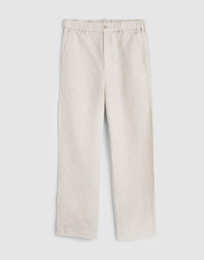 Pull-On Pant in Linen Bleached | Madewell