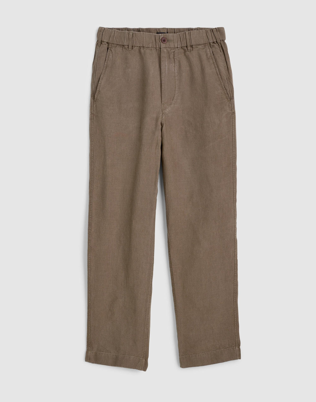 Pull-On Pant in Linen Olive | Madewell