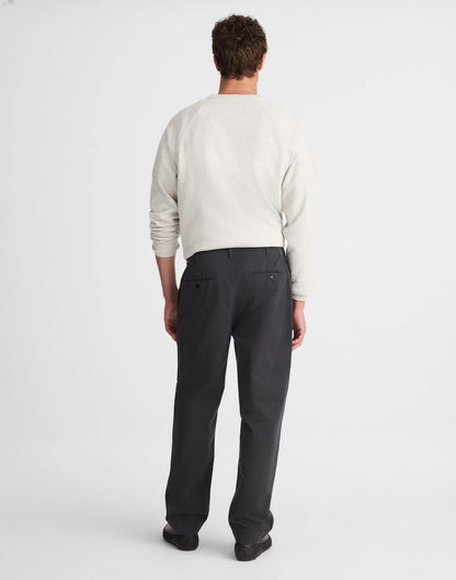 Pleated Chino Pants in Uniform Twill Pepper | Madewell