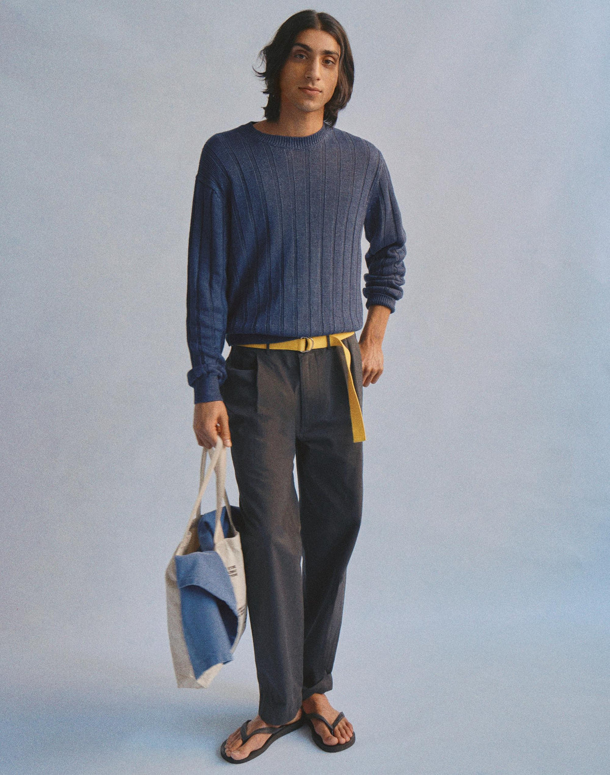 Pleated Chino Pants in Uniform Twill Pepper | Madewell
