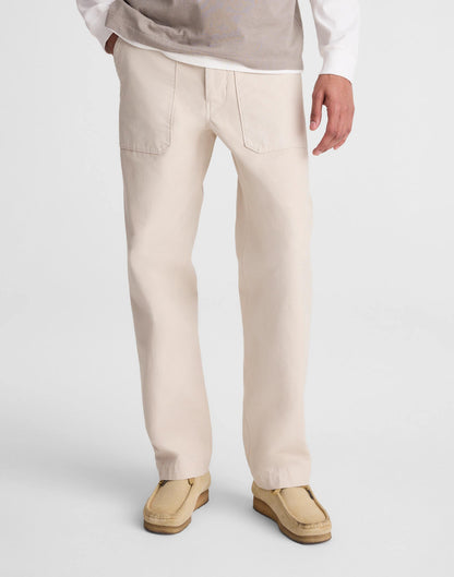 Fatigue Pants in Reverse Sateen Stone | Madewell