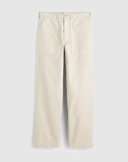 Fatigue Pants in Reverse Sateen Stone | Madewell