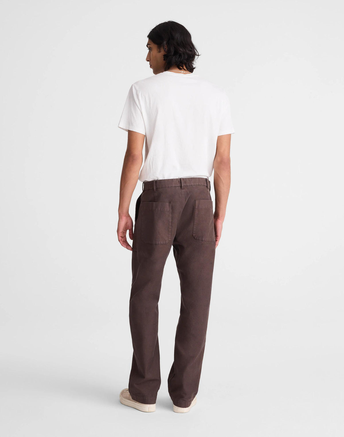 Fatigue Pants in Reverse Sateen Dark Brown | Madewell