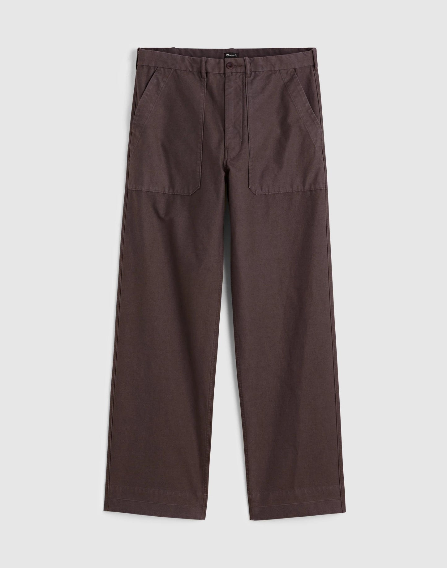 Fatigue Pants in Reverse Sateen Dark Brown | Madewell