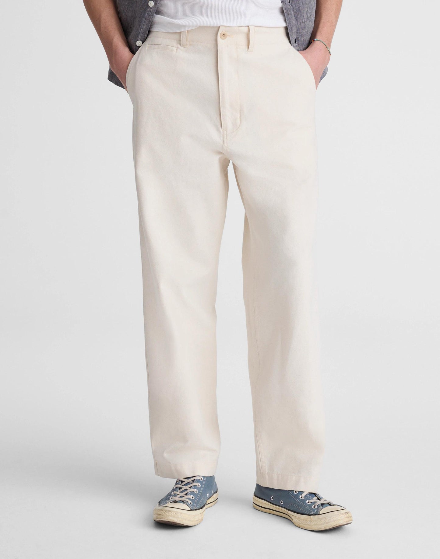 Utility Pant in Cotton-Hemp Canvas Natural Seeded | Madewell