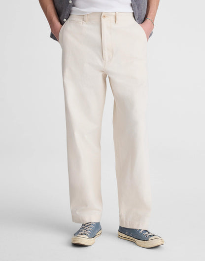 Utility Pant in Cotton-Hemp Canvas Natural Seeded | Madewell
