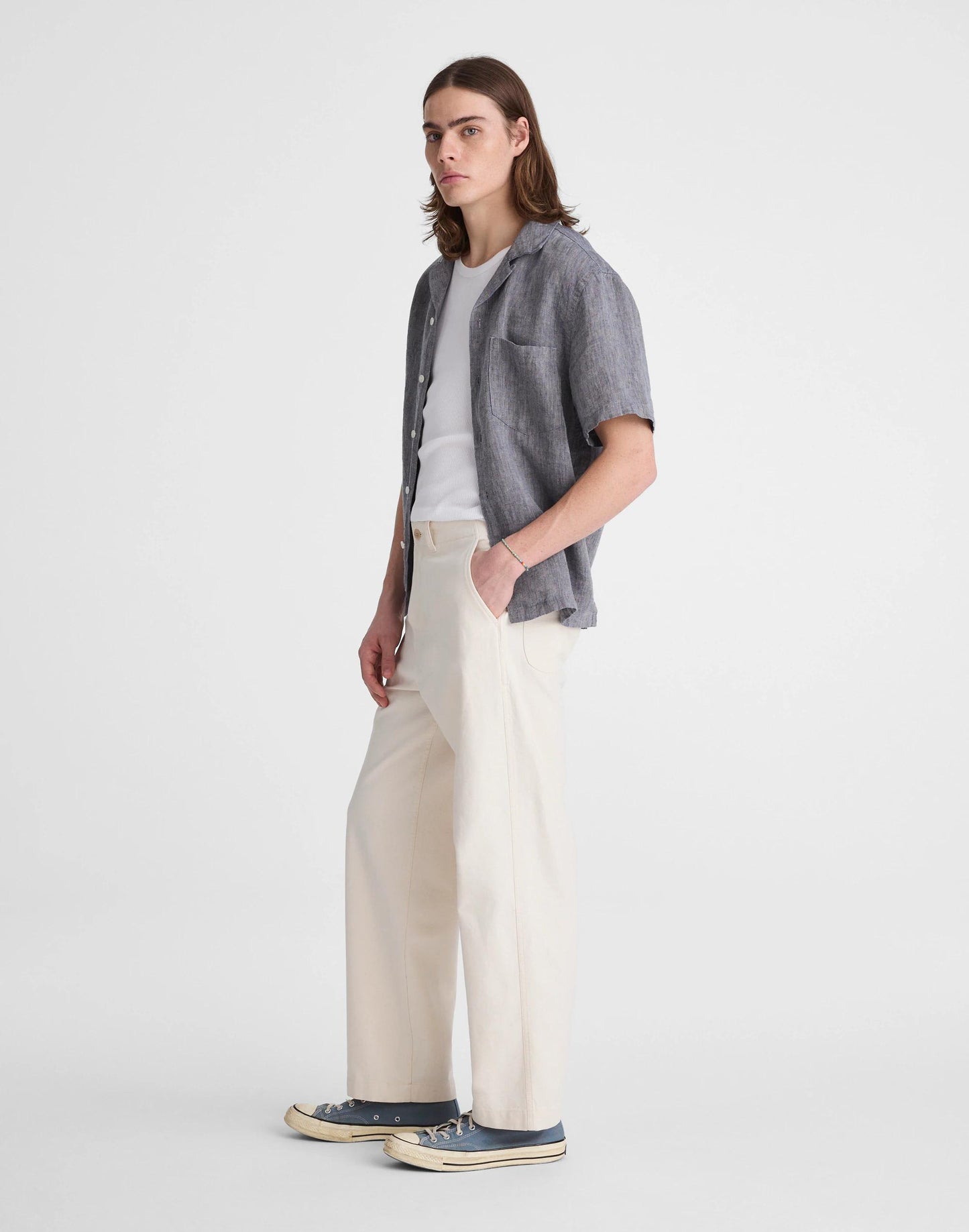 Utility Pant in Cotton-Hemp Canvas Natural Seeded | Madewell