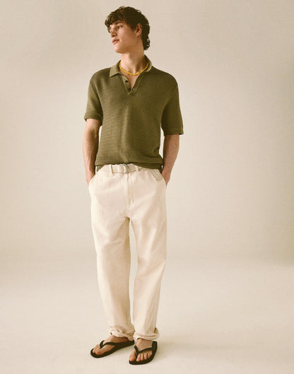 Utility Pant in Cotton-Hemp Canvas Natural Seeded | Madewell