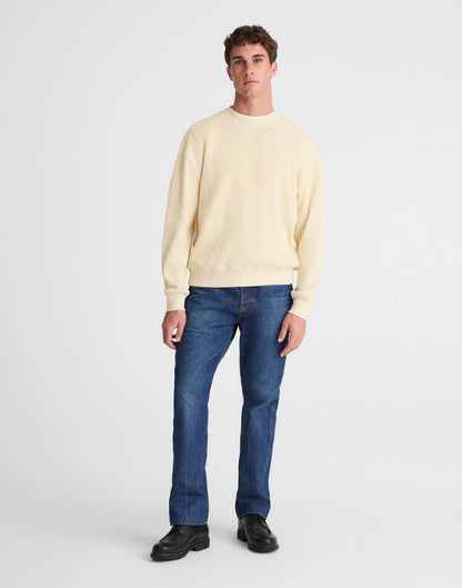 Waffle-Knit Sweatshirt Antique Cream | Madewell