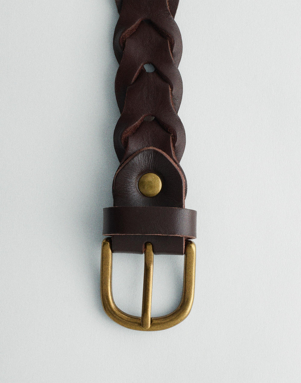 Linked Leather Belt Coffee Bean | Madewell