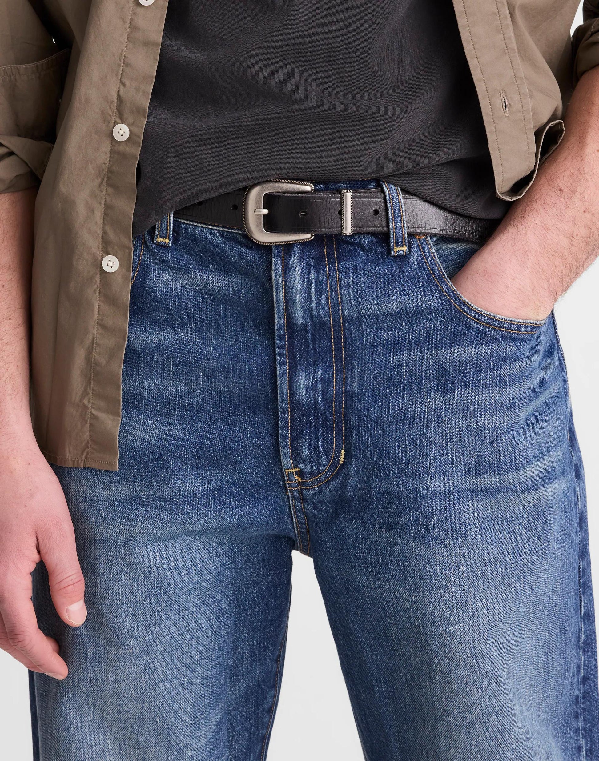 Western Belt True Black | Madewell