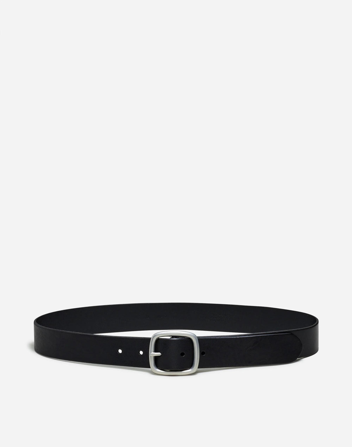 Leather Center-Bar Belt True Black | Madewell