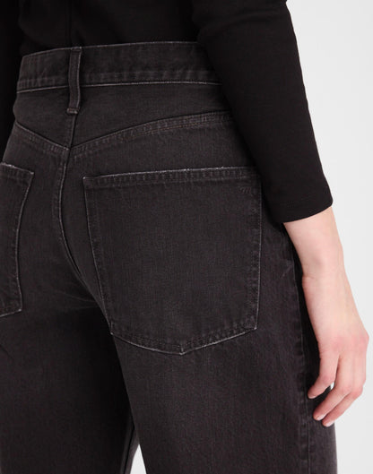 The Essex Long Baggy Short Ashen Black Wash | Madewell