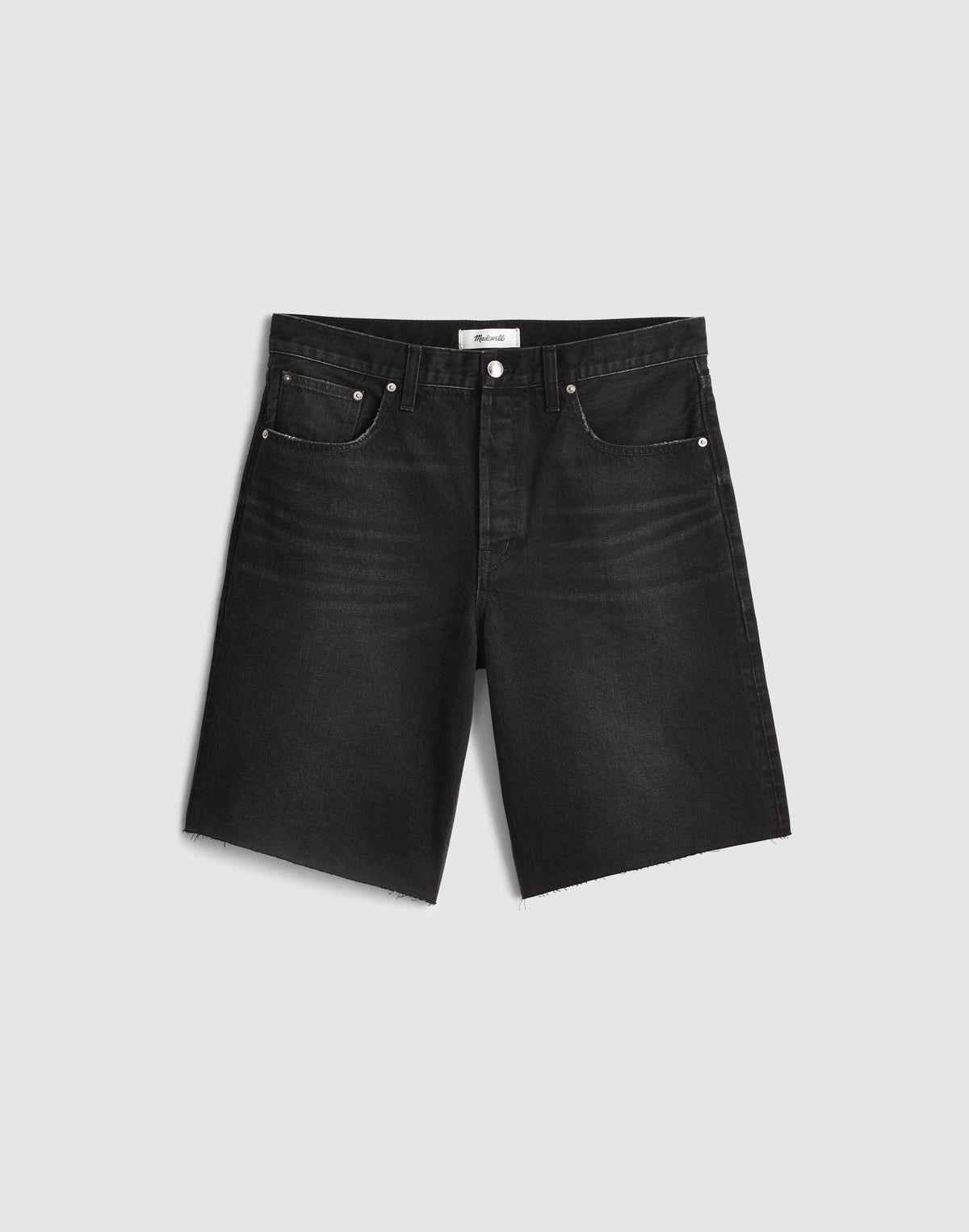 The Essex Long Baggy Short Ashen Black Wash | Madewell