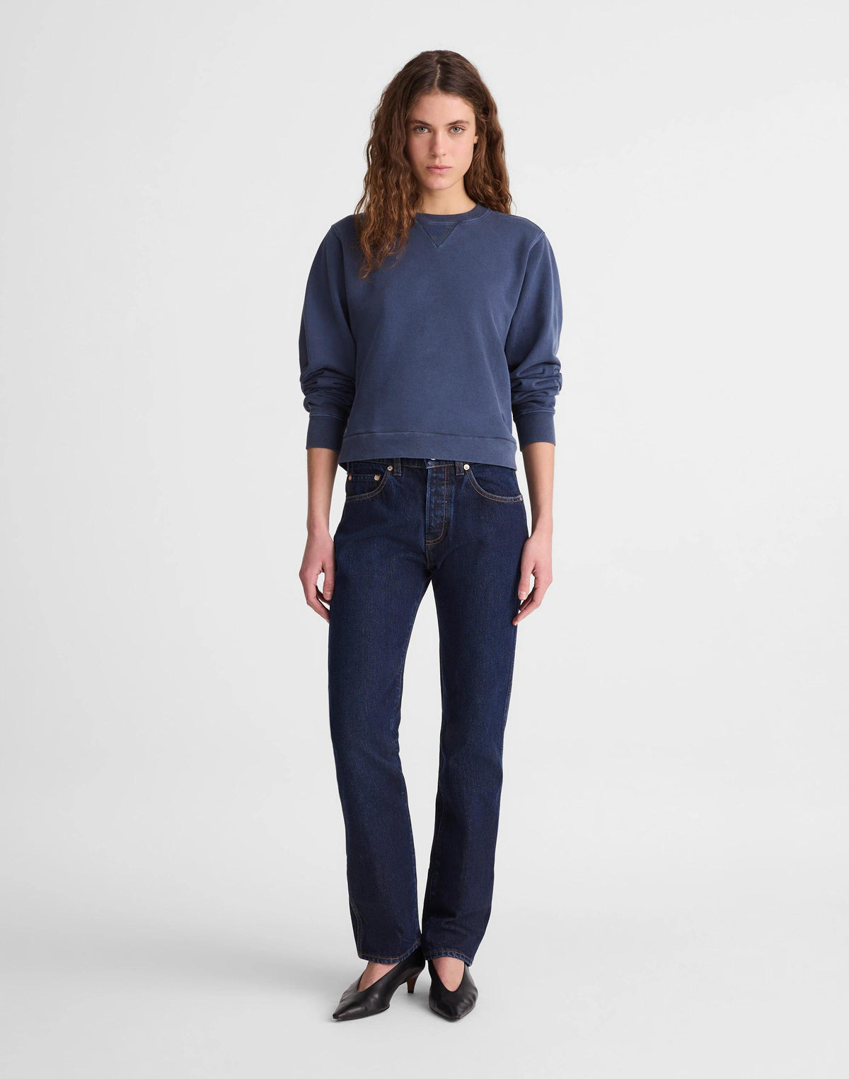 Madewell x Benjamin Talley Smith The Putney Mid-Rise Straight Jean Wells Wash | Madewell
