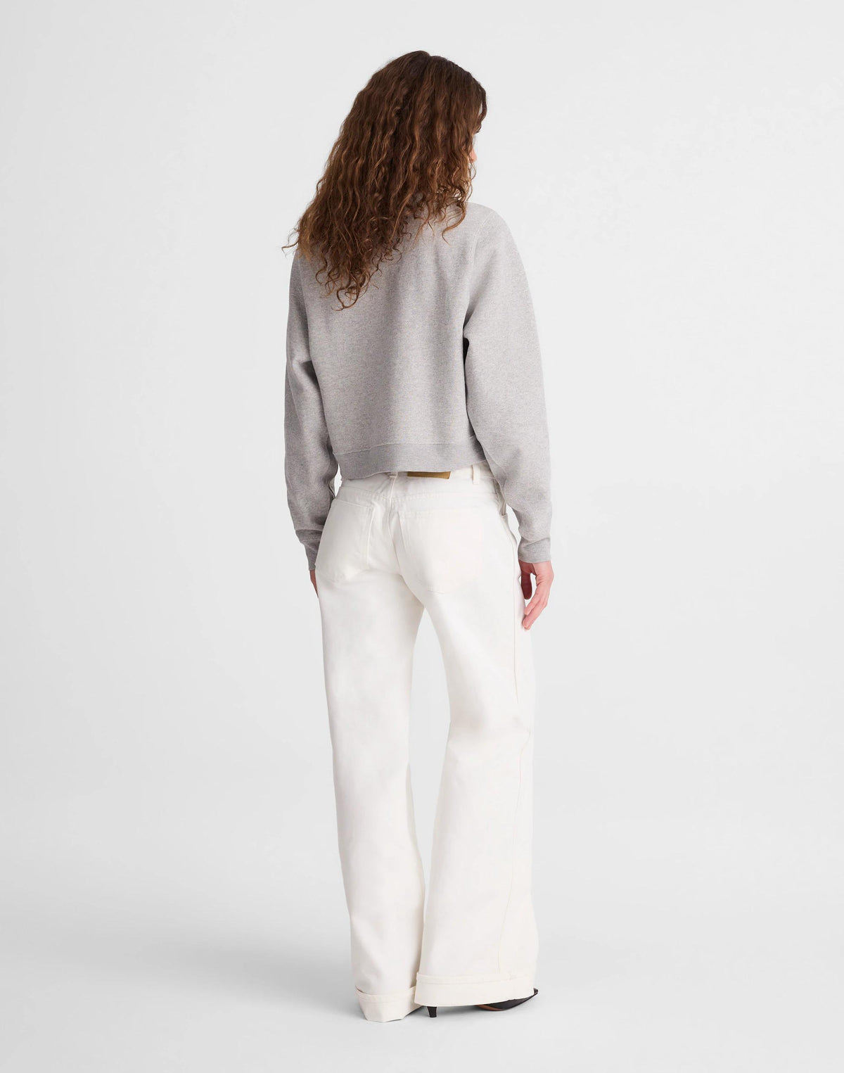 Madewell x Benjamin Talley Smith The Coolidge Low-Rise Wide-Leg Jean Chalk Wash | Madewell