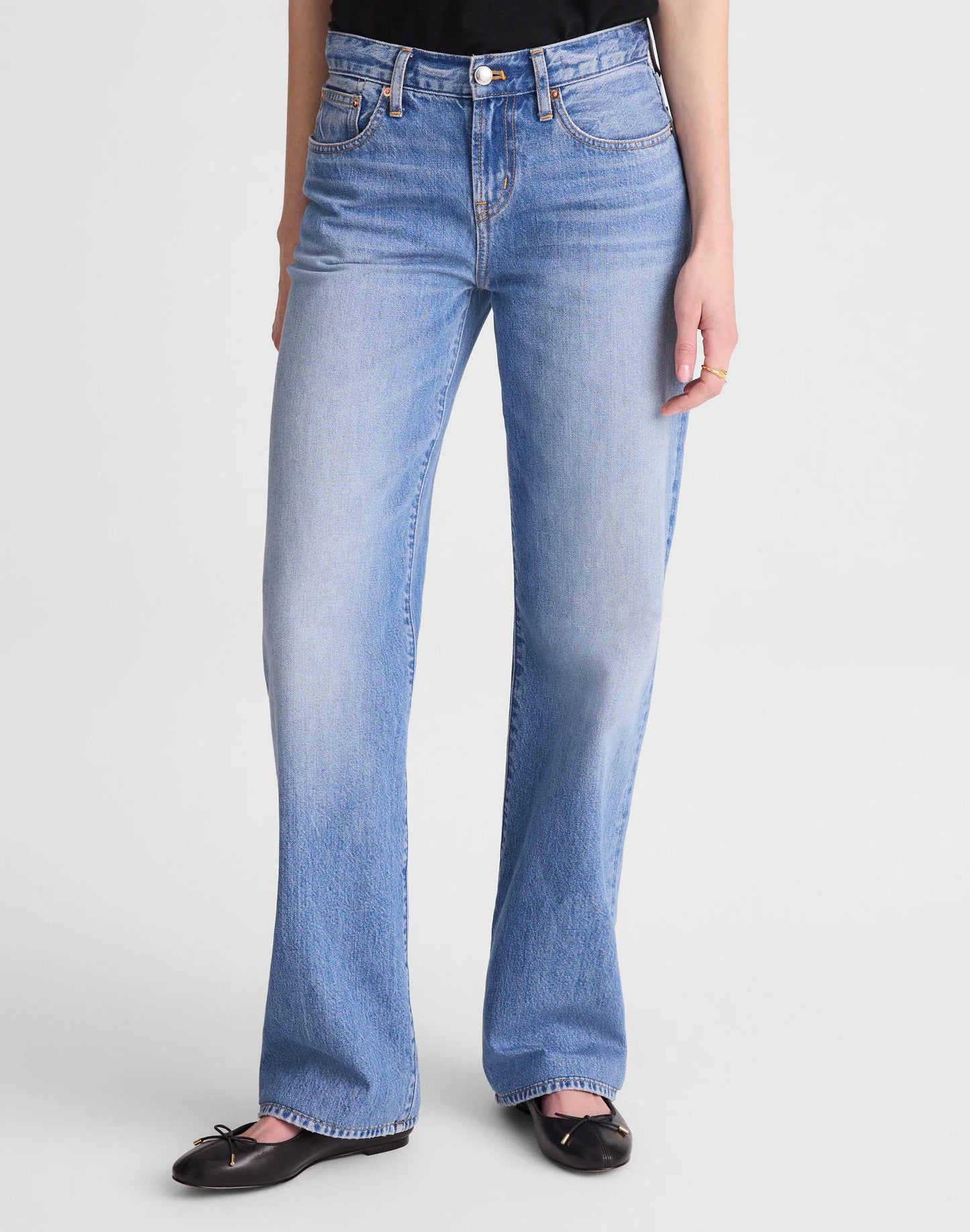 The Low-Rise Loose Jean Midvale Wash | Madewell