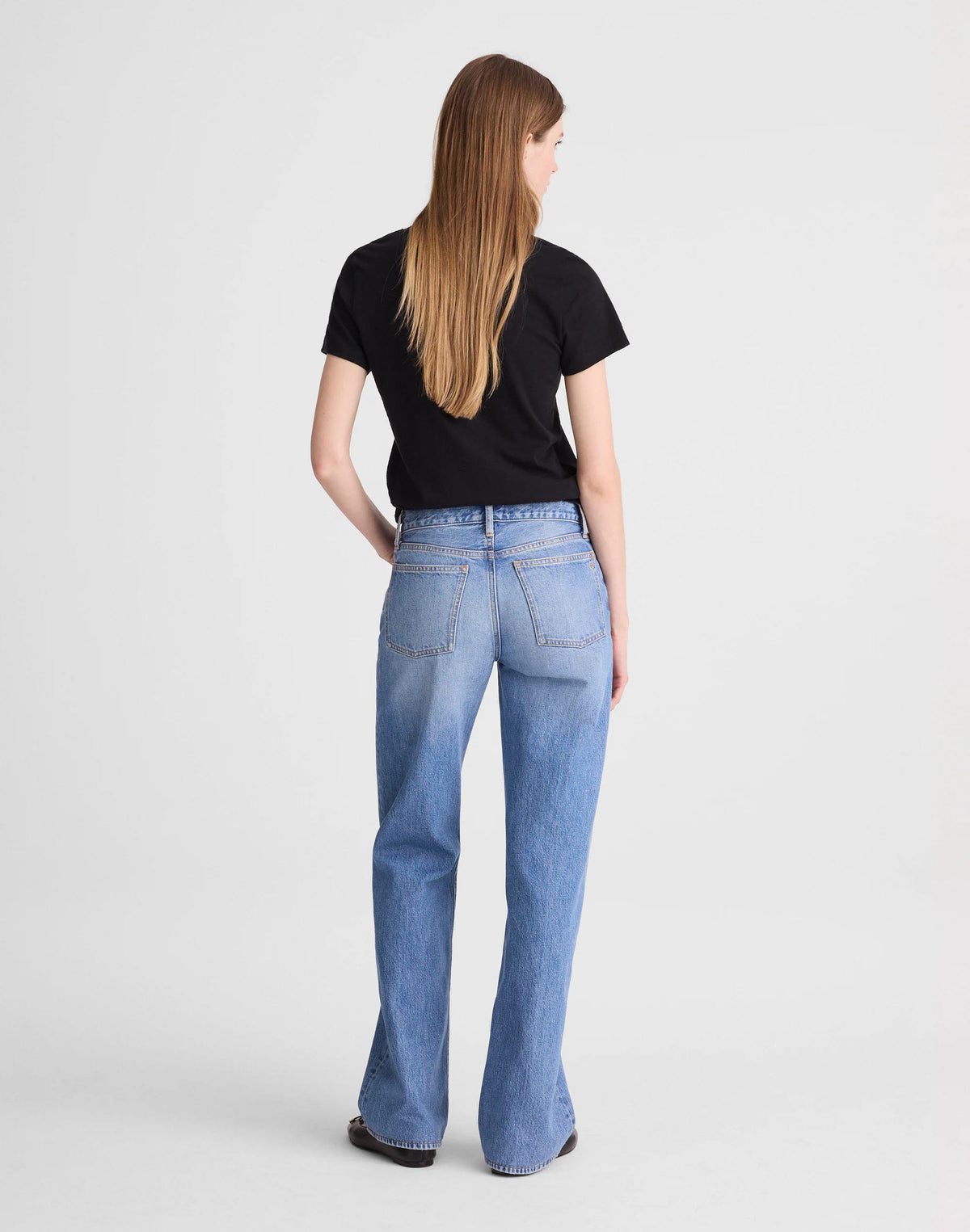 The Low-Rise Loose Jean Midvale Wash | Madewell