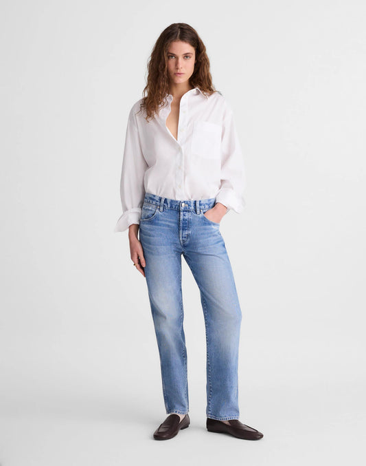 The Dean Easy Straight Jean Light Lapis Wash | Madewell
