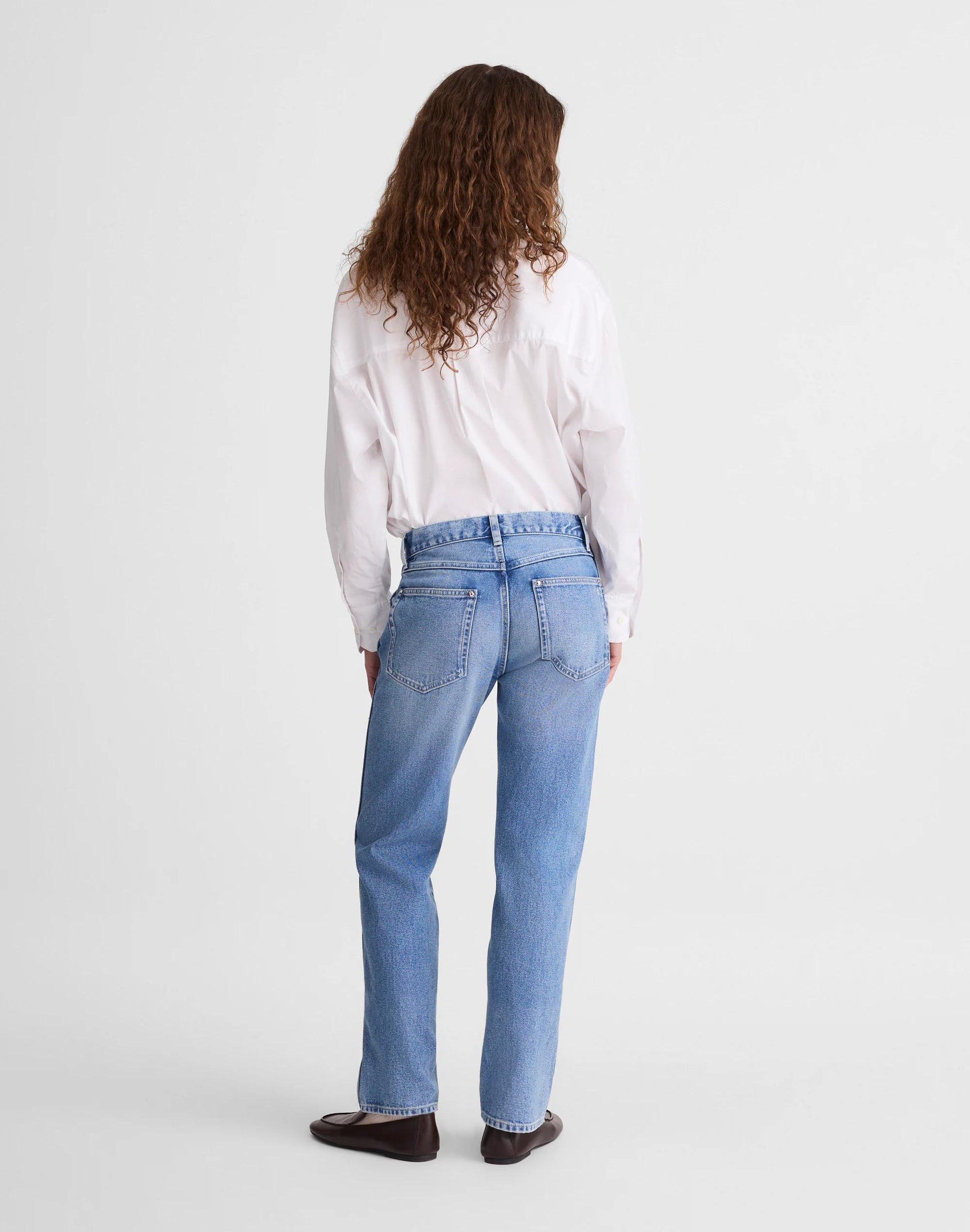 The Dean Easy Straight Jean Light Lapis Wash | Madewell