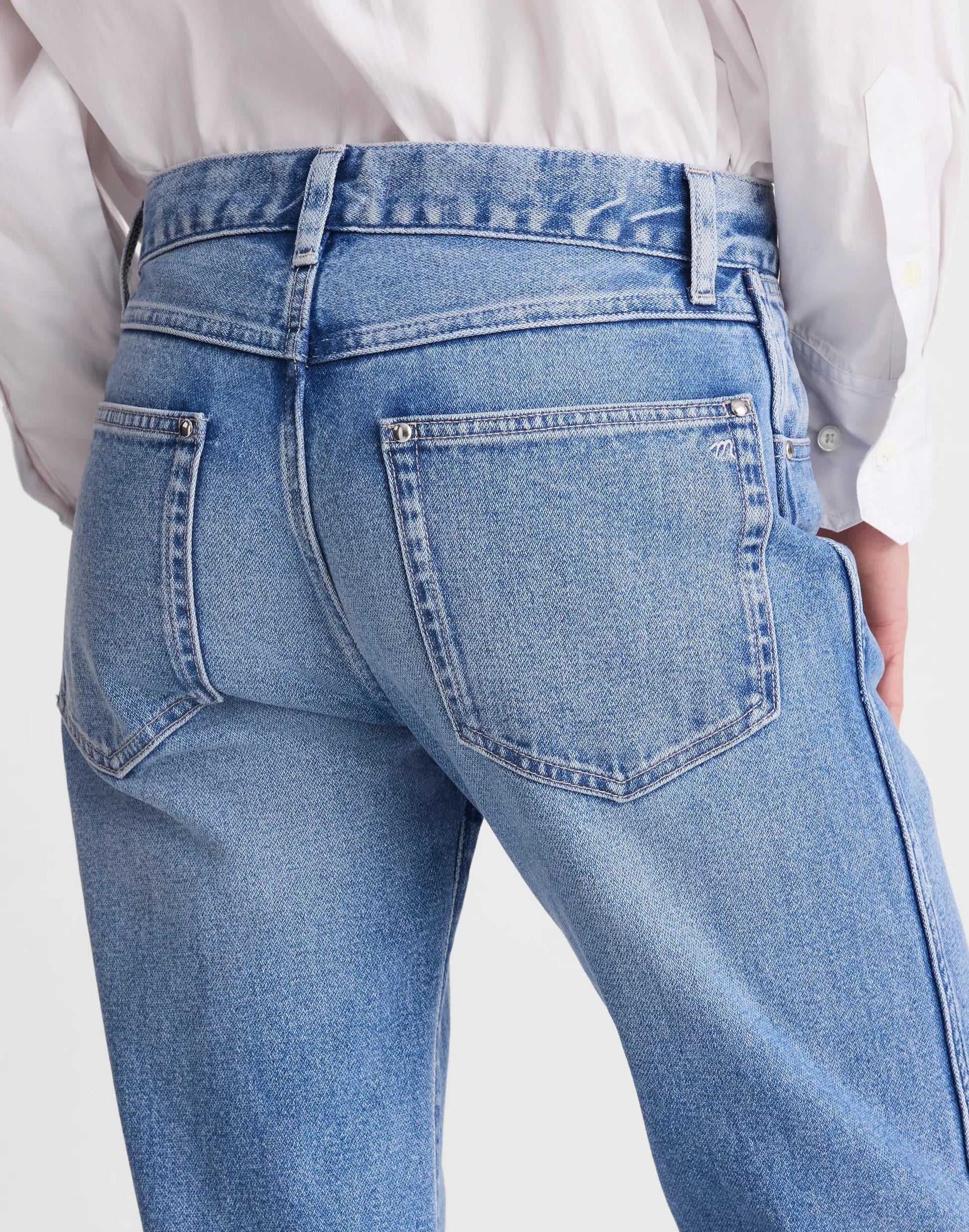 The Dean Easy Straight Jean Light Lapis Wash | Madewell