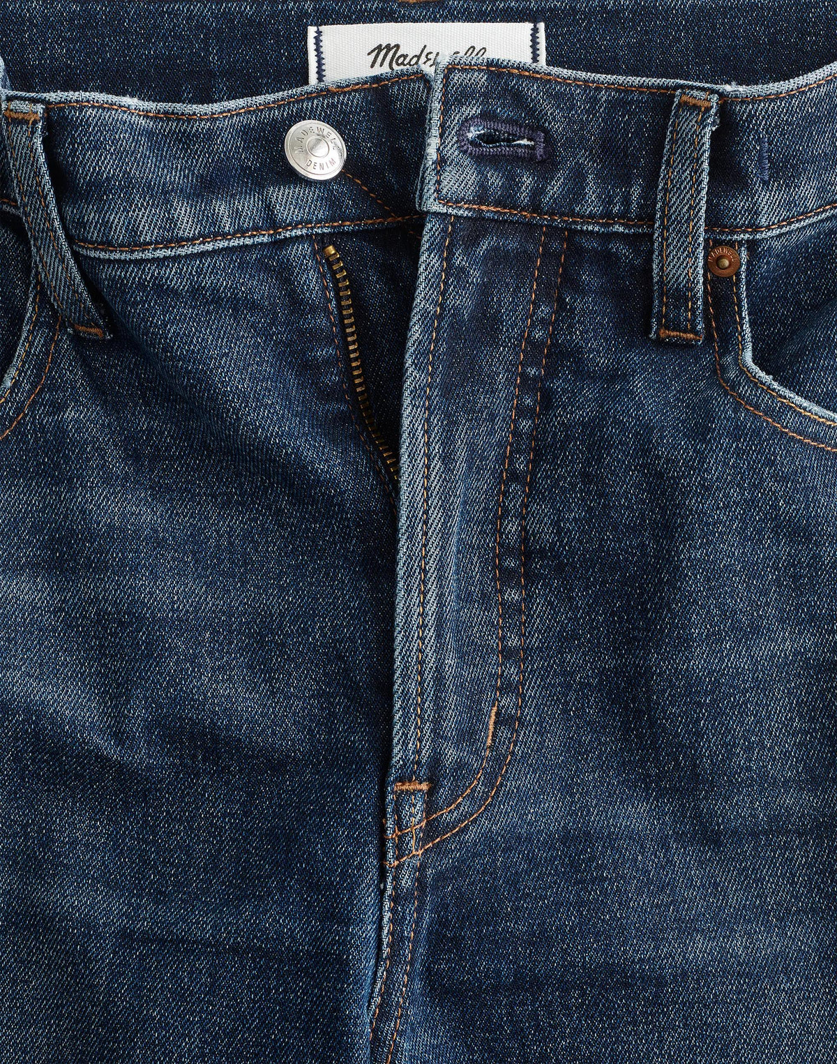 The Longline Straight Jean Midnight Waters Wash | Madewell
