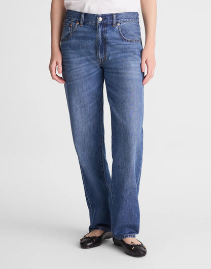 The Dean Easy Straight Jean in Airy Denim Birkdale Wash | Madewell