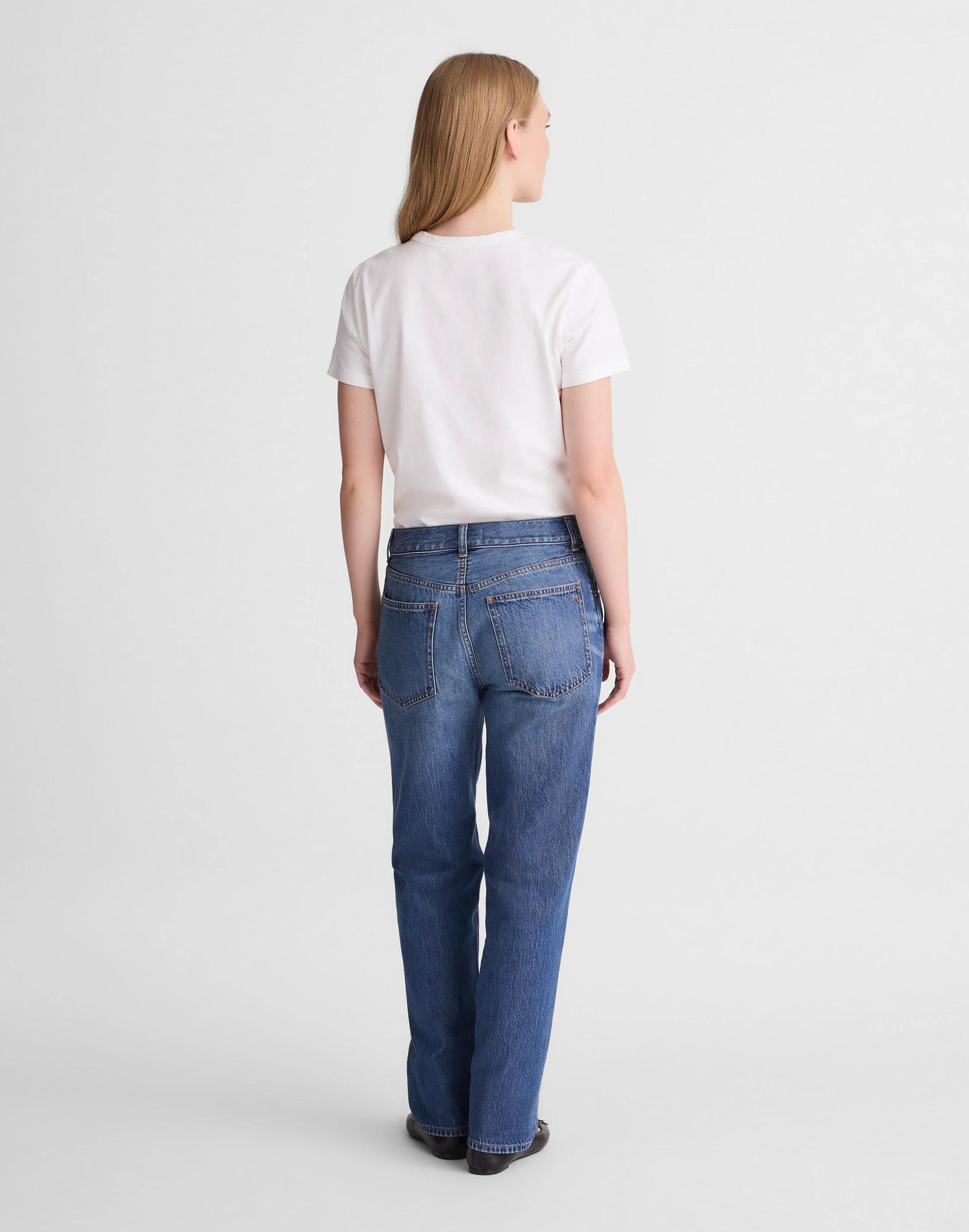 The Dean Easy Straight Jean in Airy Denim Birkdale Wash | Madewell