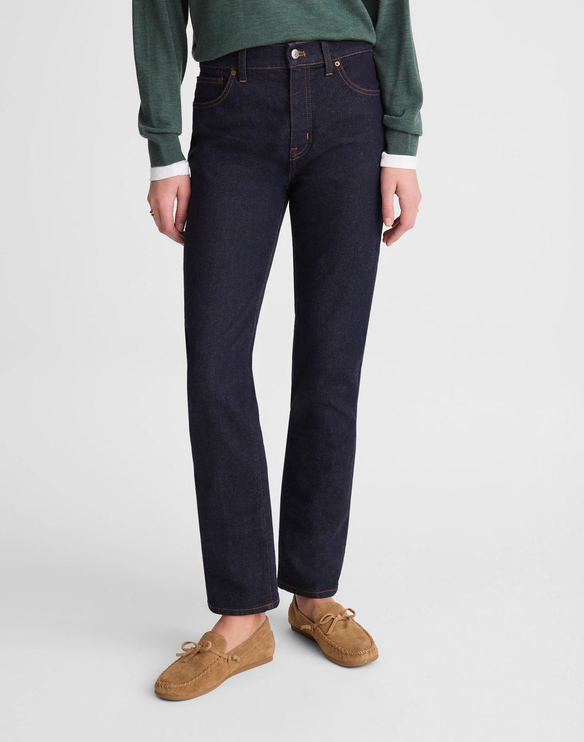The Jules Slim-Straight Jean Rinse Wash | Madewell